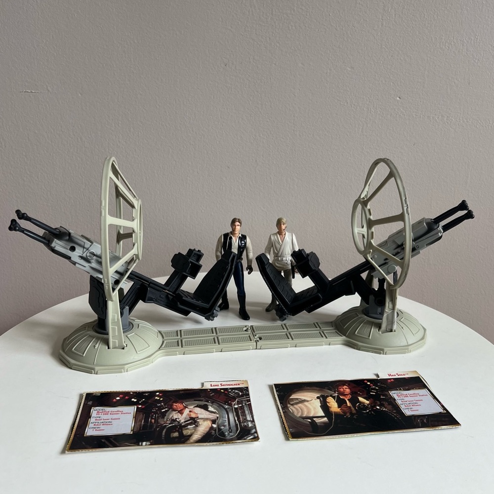 Luke Skywalker and Han Solo Connecting Gunner Set 1990s